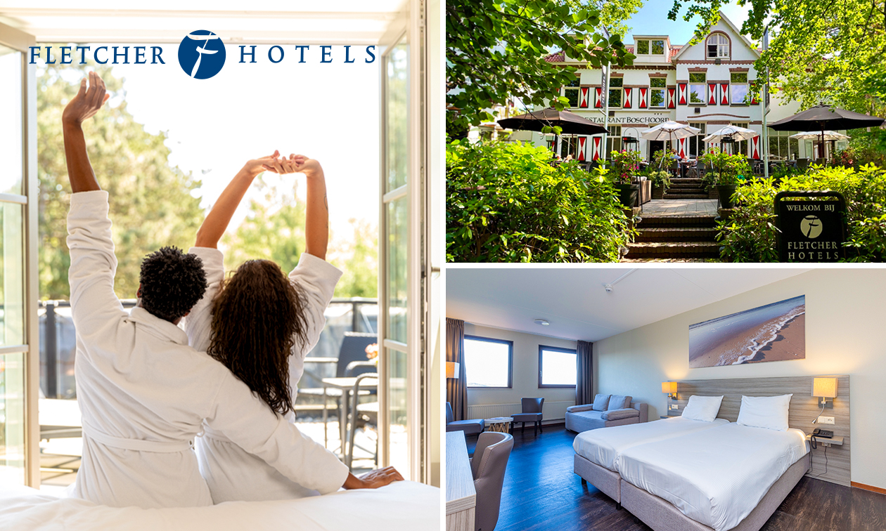 Übernachtung für 2 + opt. Frühstück und 3-Gänge-Menü bei Fletcher Hotels