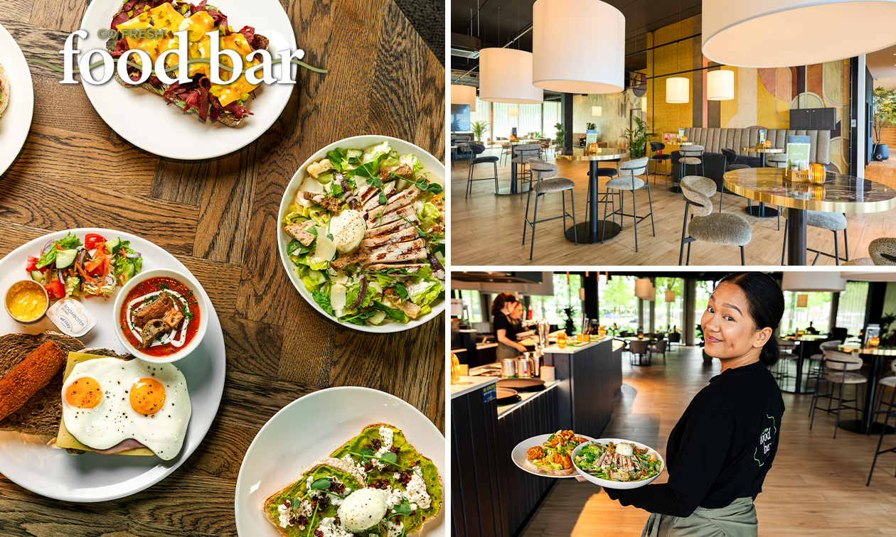 2-gangen keuzelunch bij Go Fresh Foodbar