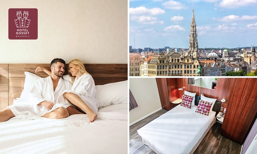 Übernachtung für 2 + Late Check-out in der Nähe von Brüssel