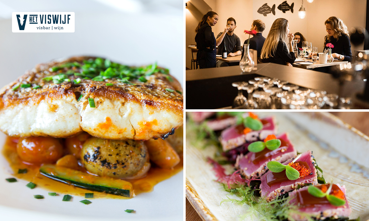 2-gangen keuzelunch bij Het Viswijf