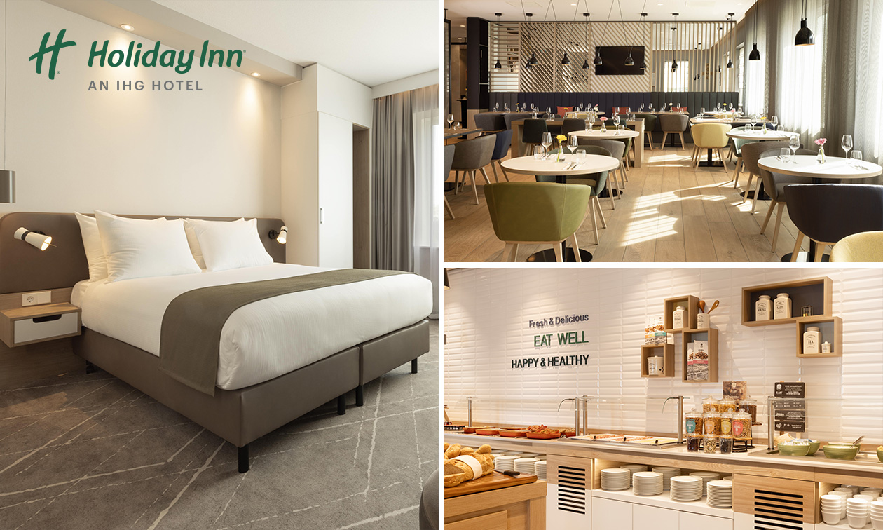 Overnachting voor 2 + ontbijt bij Holiday Inn Eindhoven Airport