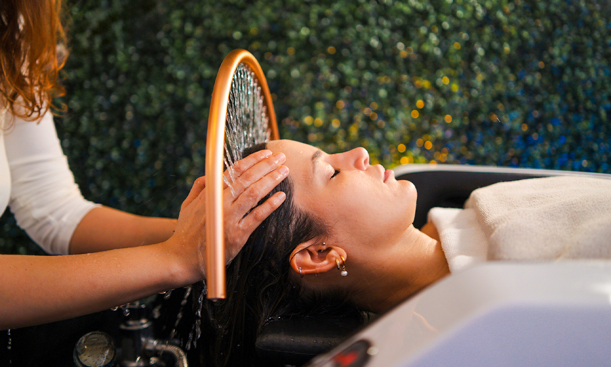 Head spa + evt. behandeling naar keuze + drankje in Brussel