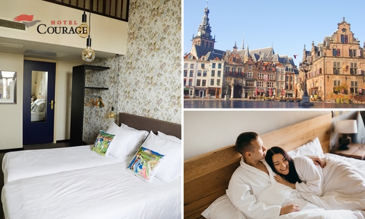 Nuit(s) pour 2 + petit-déjeuner + check-out tardif et plus à Hotel Courage Waalkade à Nijmegen