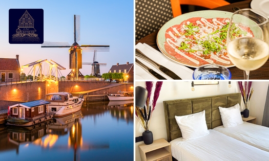 Nuit pour 2 + petit-déjeuner + évtl. dîner en 3 services à la carte à Heusden