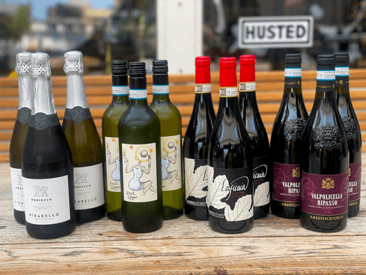 12 italienske vine fra Husted Vin