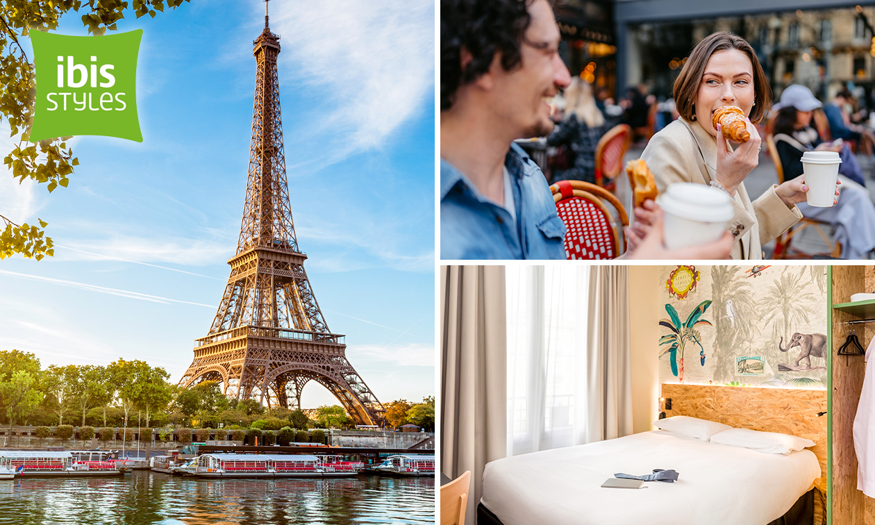 Übernachtung für 1 oder 2 Personen + Frühstück vor den Toren von Paris