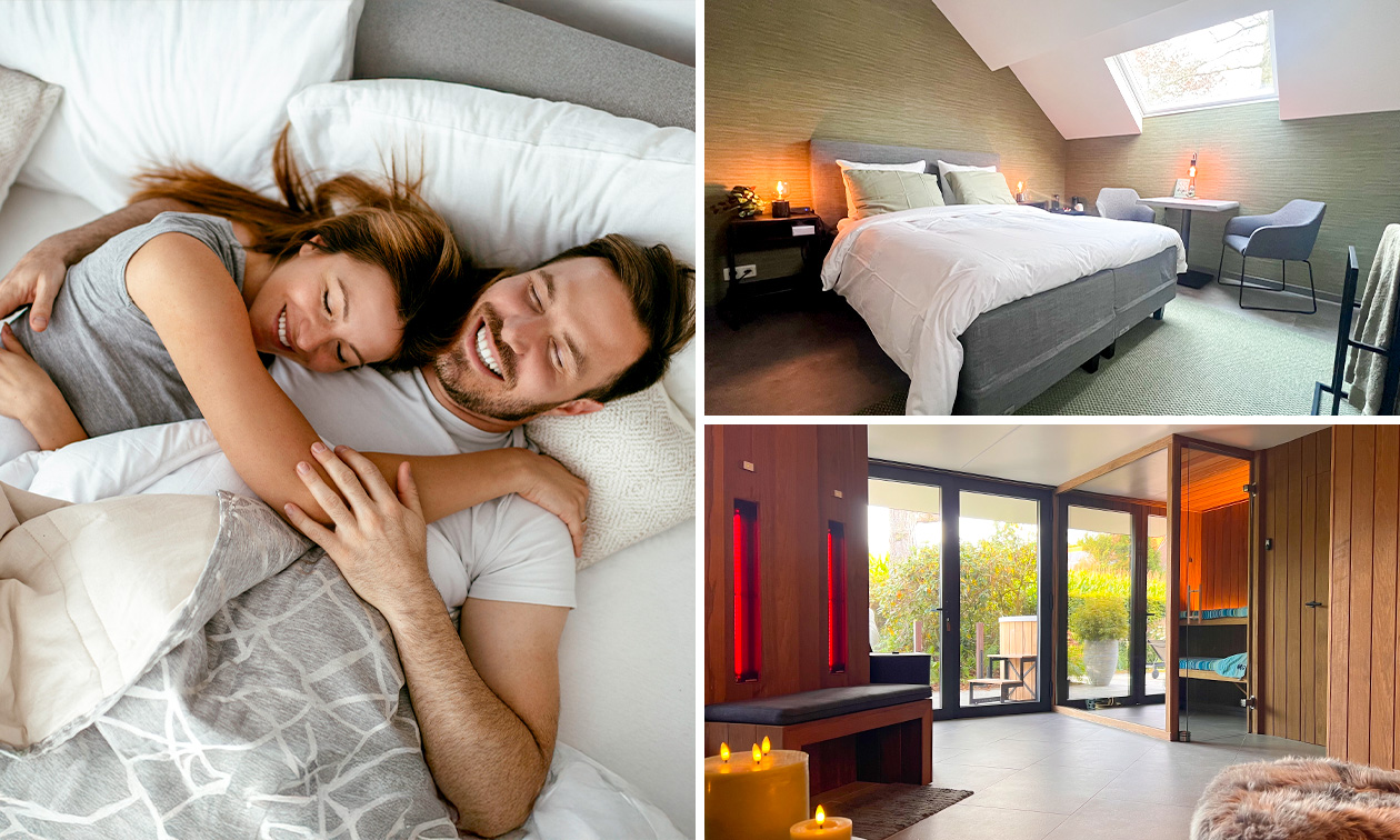 Overnachting voor 2 + ontbijt + privé-wellness (2 of 3 uur) + evt. massage in Turnhout