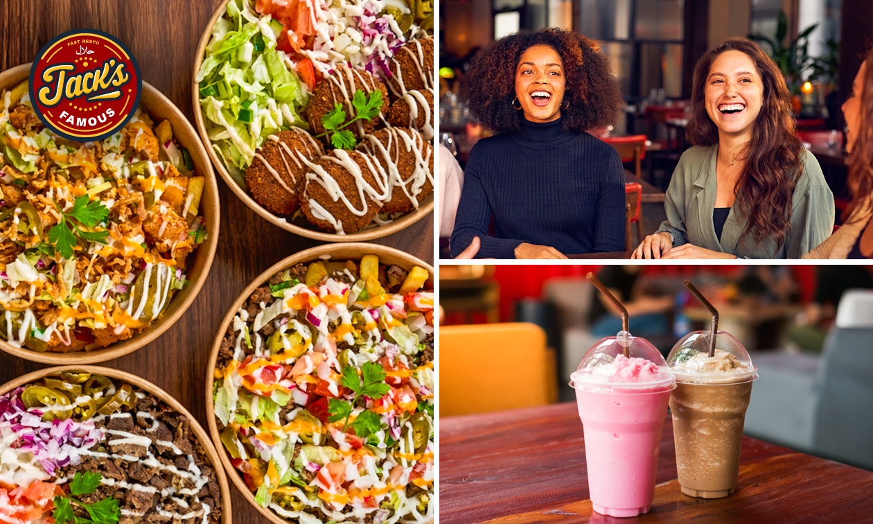 Medium rijstplatter naar keuze + snack + milkshake voor afhaal of dine-in