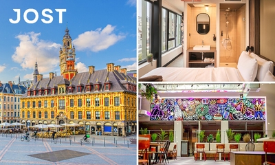 Nuit pour 2 + petit-déjeuner + verre de bienvenue + check-out tardif en plein coeur de Lille