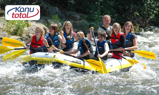 Raftingtocht van 12 km voor 1 of 2 personen