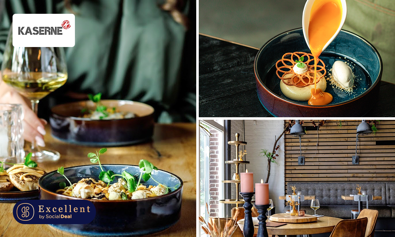 4-gangendiner van de chef + amuse bij KASerne 4-gangendiner van de chef + amuse bij KASerne
