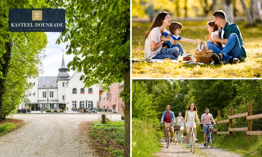 Wandel- of fietsarrangement + (luxe) picknicktas bij Kasteel Doenrade