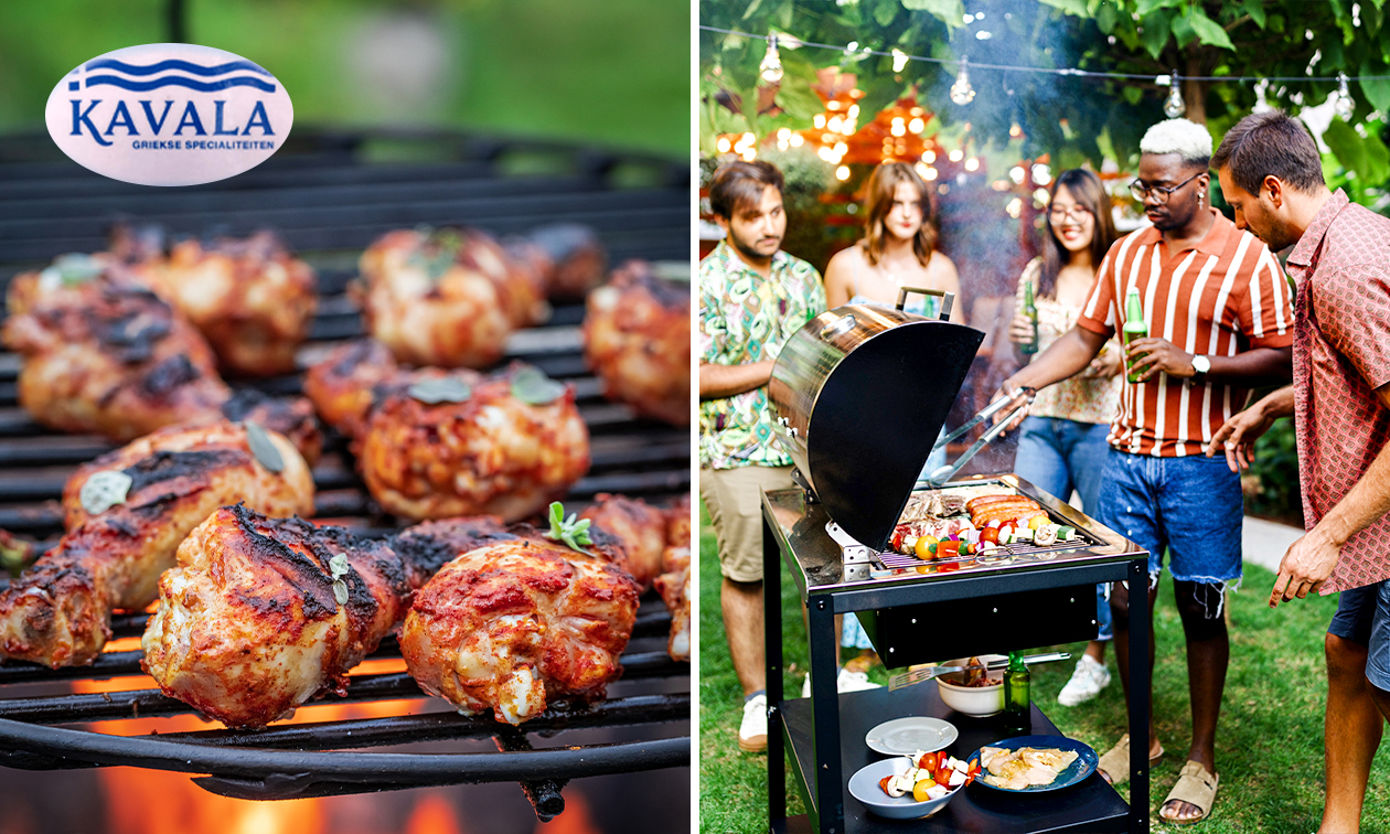 Barbecuepakket (5 pers.) voor afhaal bij Kavala