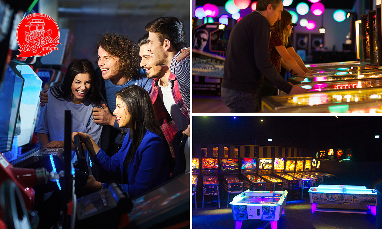 Onbeperkt gamen (3 uur) bij King Cool Arcade
