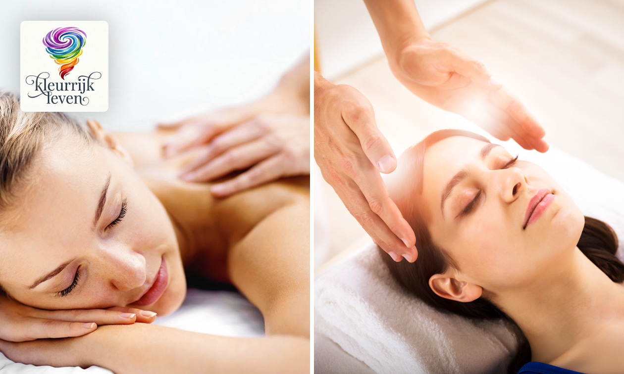 Reikibehandeling (45 min), energetische massage (60 min) of coaching voor vrouwen (60 min)