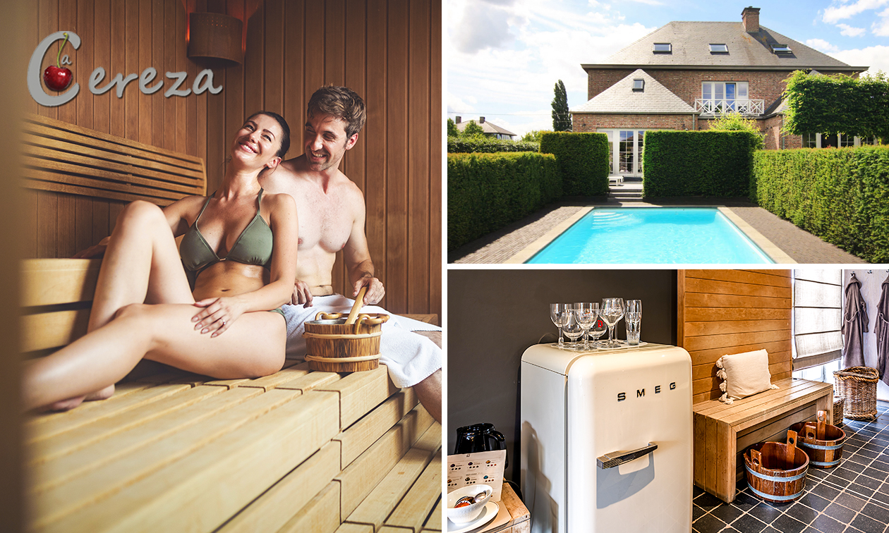 2,5 uur privéwellness voor 2 + evt. wijn of bubbels + evt. tapas