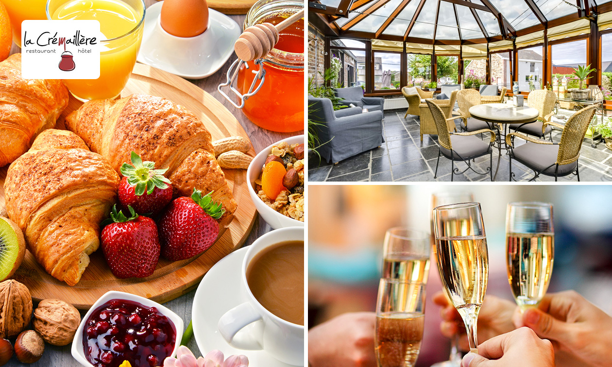 Frühstücksbuffet + opt. Glas Sekt im Restaurant La Crémaillère