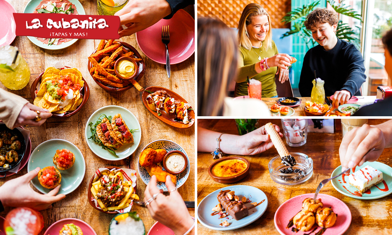 Onbeperkt tapas, drankjes en desserts bij La Cubanita in Ridderkerk