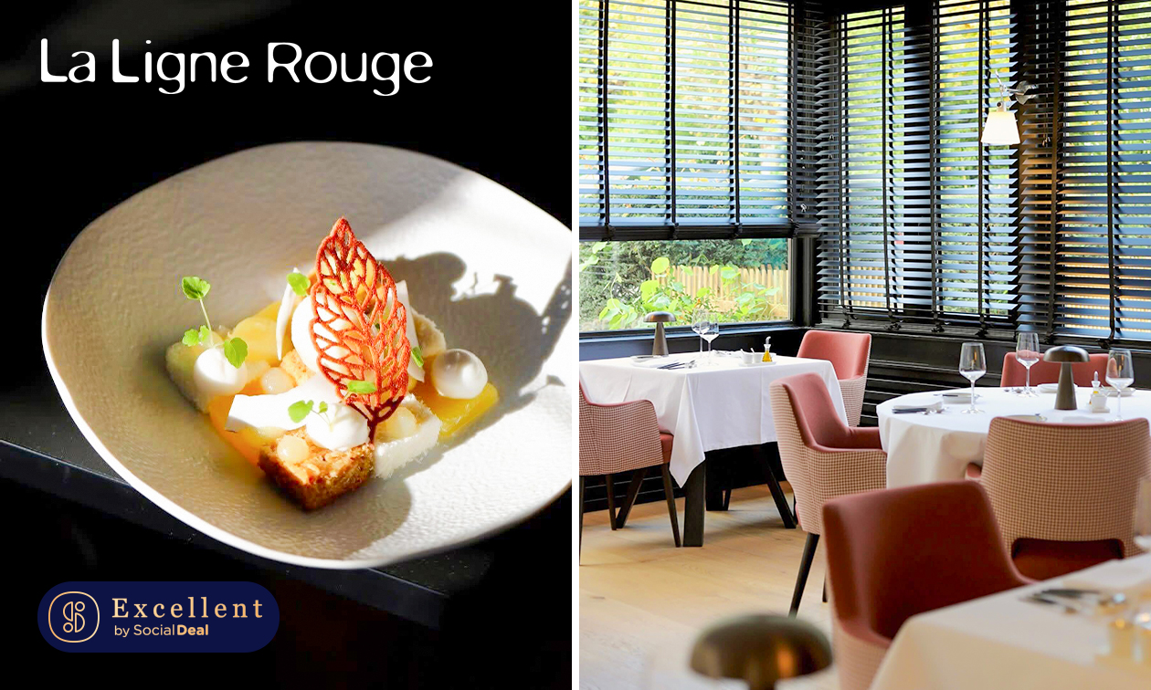 Menu gastronomique en 2 ou 3 services à la carte + dégustation du chef chez La Ligne Rouge