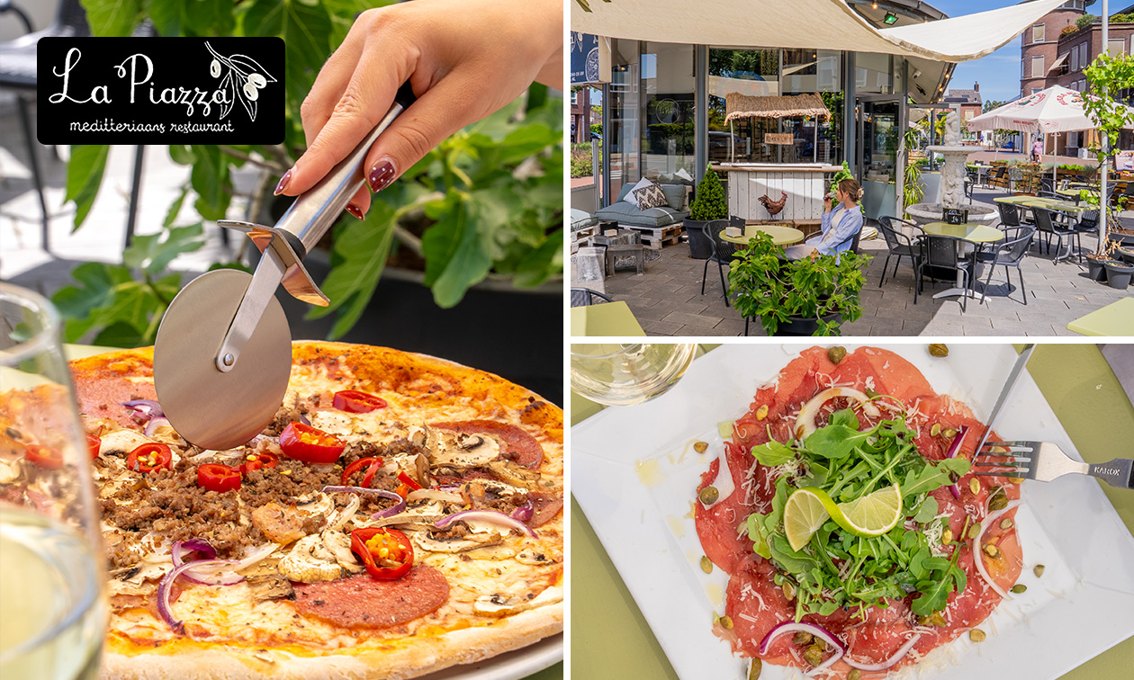 2- of 3-gangen keuzediner bij La Piazza Woudenberg