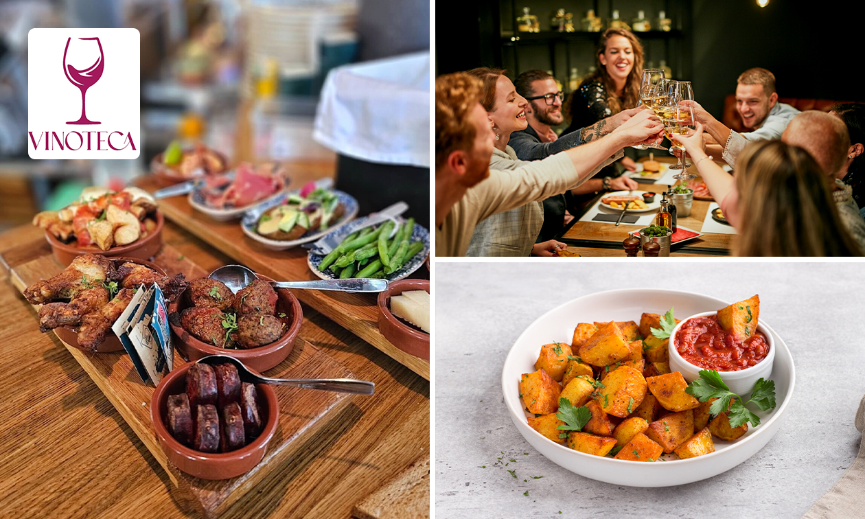 Dîner espagnol en 4 tapas à partager à la carte près de Bruxelles