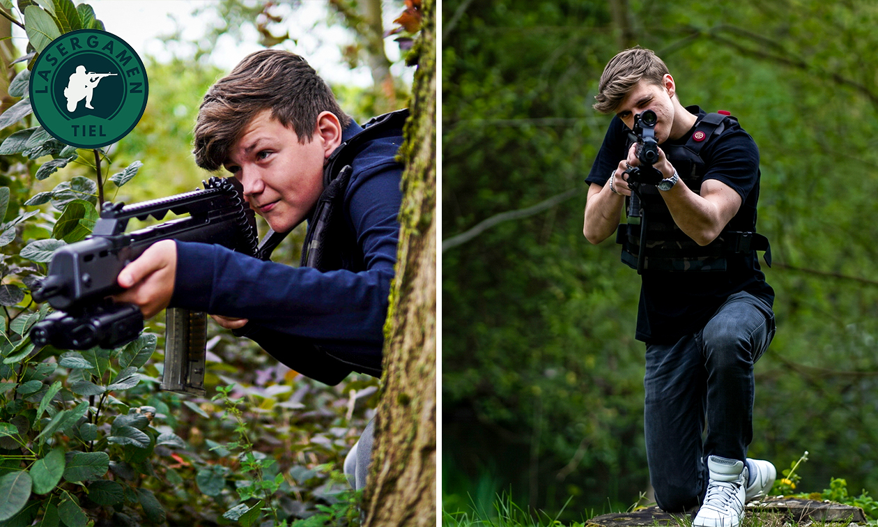Lasergamen (1,5 of 2u) + begeleiding