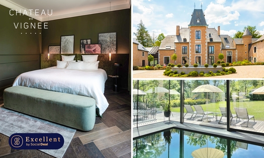 Overnachting voor 2 + ontbijt + wellness + late check-out en evt. diner in de Ardennen