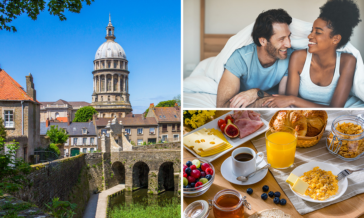 Nuit pour 2 + petit-déjeuner + check-out tardif et plus à Boulogne-sur-Mer