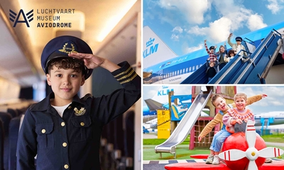 Entree voor Luchtvaartmuseum Aviodrome