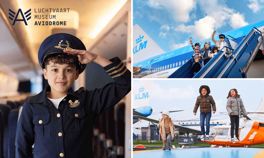 Entree voor Luchtvaartmuseum Aviodrome