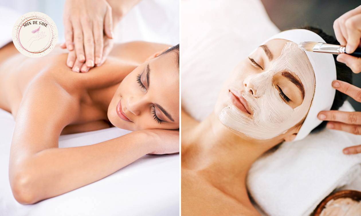 Gezichtsbehandeling + evt. massage (60 of 90 min) in Tourcoing