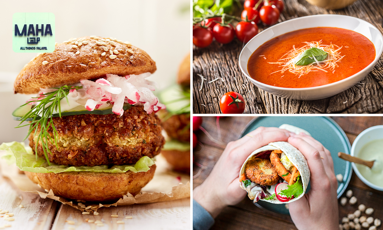 Menu végétarien en 3 services ou menu burger végétarien en plein cœur de Bruxelles