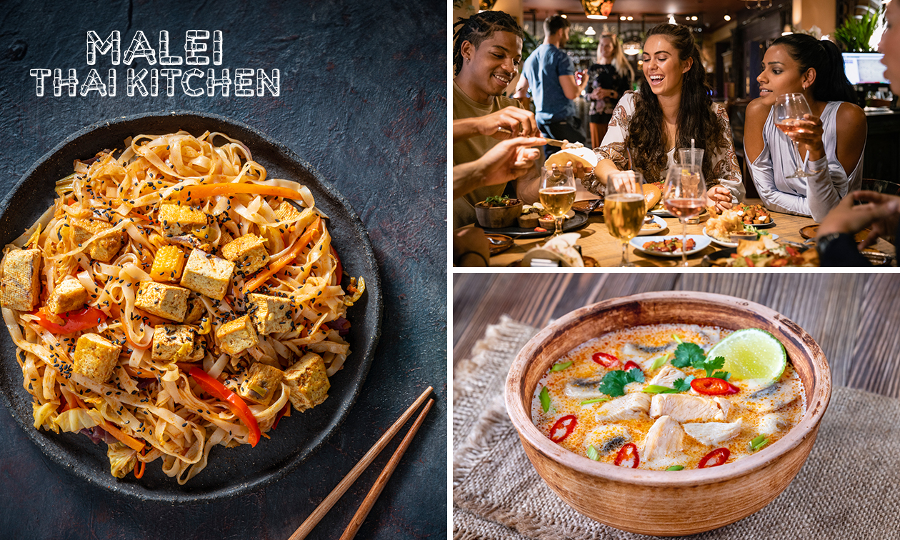 Thais 3-gangen keuzediner bij Malei Thai Kitchen