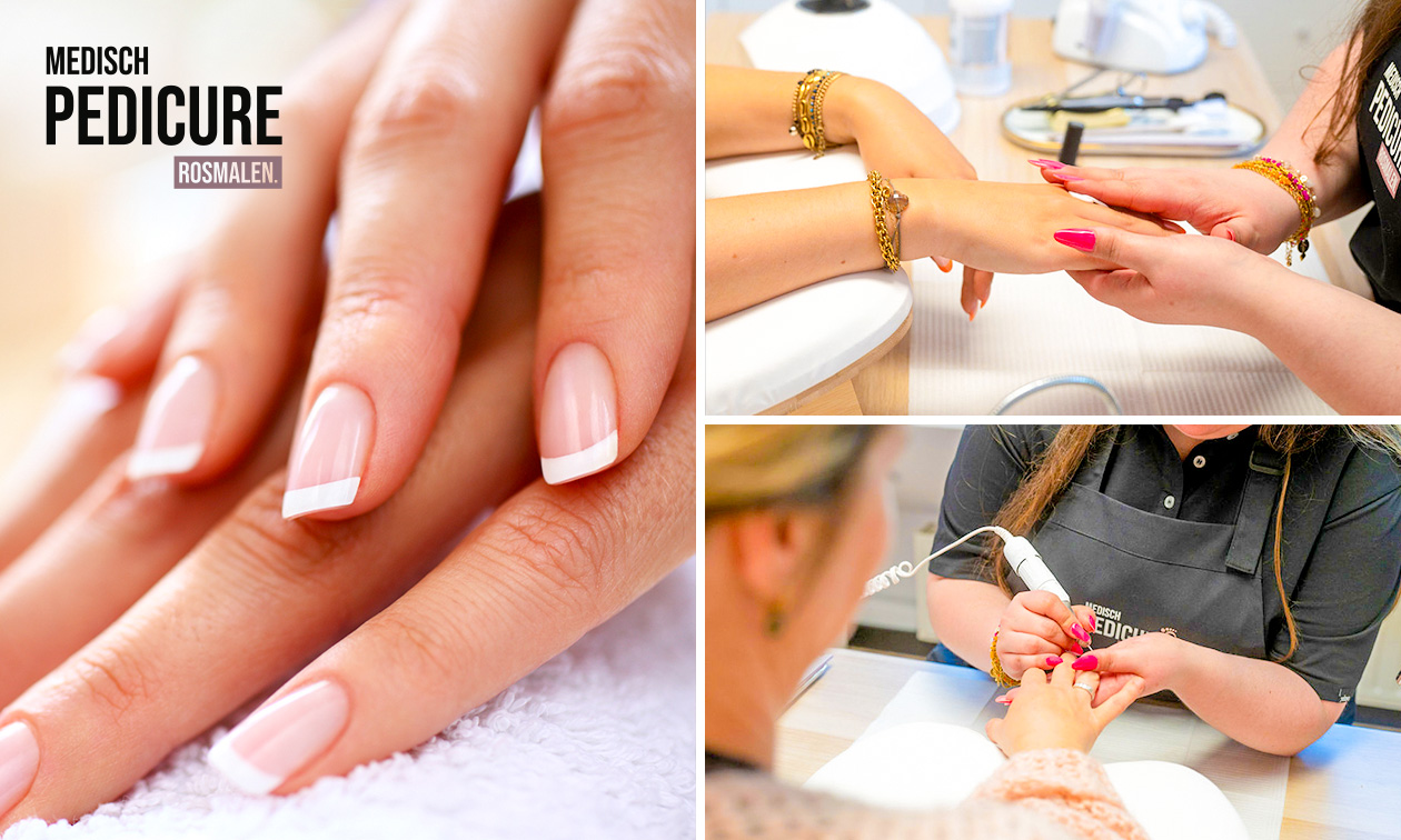 Manicurebehandeling evt. incl gellak of 1 of 7 behandelingen tegen nagelbijten (à 120 min) Manicurebehandeling evt. incl gellak of 1 of 7 behandelingen tegen nagelbijten (à 120 min)