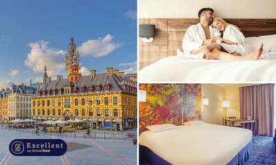 Nuit pour 2 + petit-déjeuner + check-out tardif près de Lille
