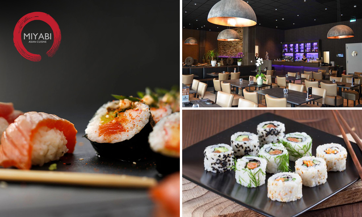 All-You-Can-Eat (2,5 uur) bij Miyabi Asian Cuisine All-You-Can-Eat (2,5 uur) bij Miyabi Asian Cuisine