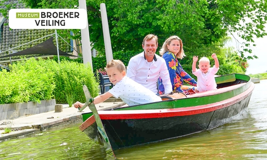 Fluisterboot varen (2 uur) voor 2 t/m 5 personen