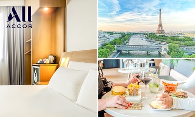 Nuit pour 2 + petit-déjeuner + parking + évtl. dîner en 3 services près de Paris