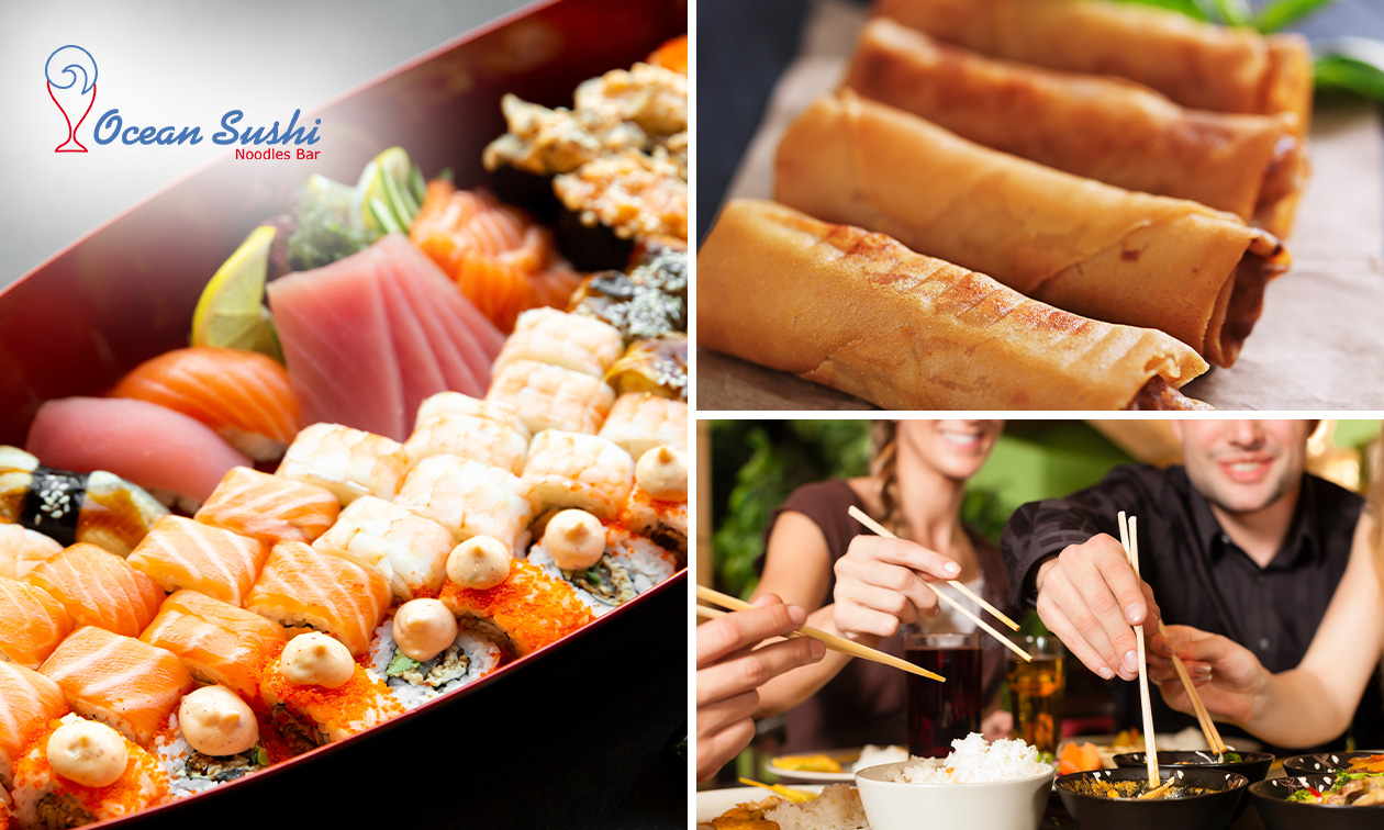 3-gangen sushidiner voor 2 bij Ocean Sushi in hartje Antwerpen