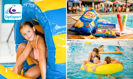 Entree vrijzwemmen + chips of snoep bij Zwembad De Engh