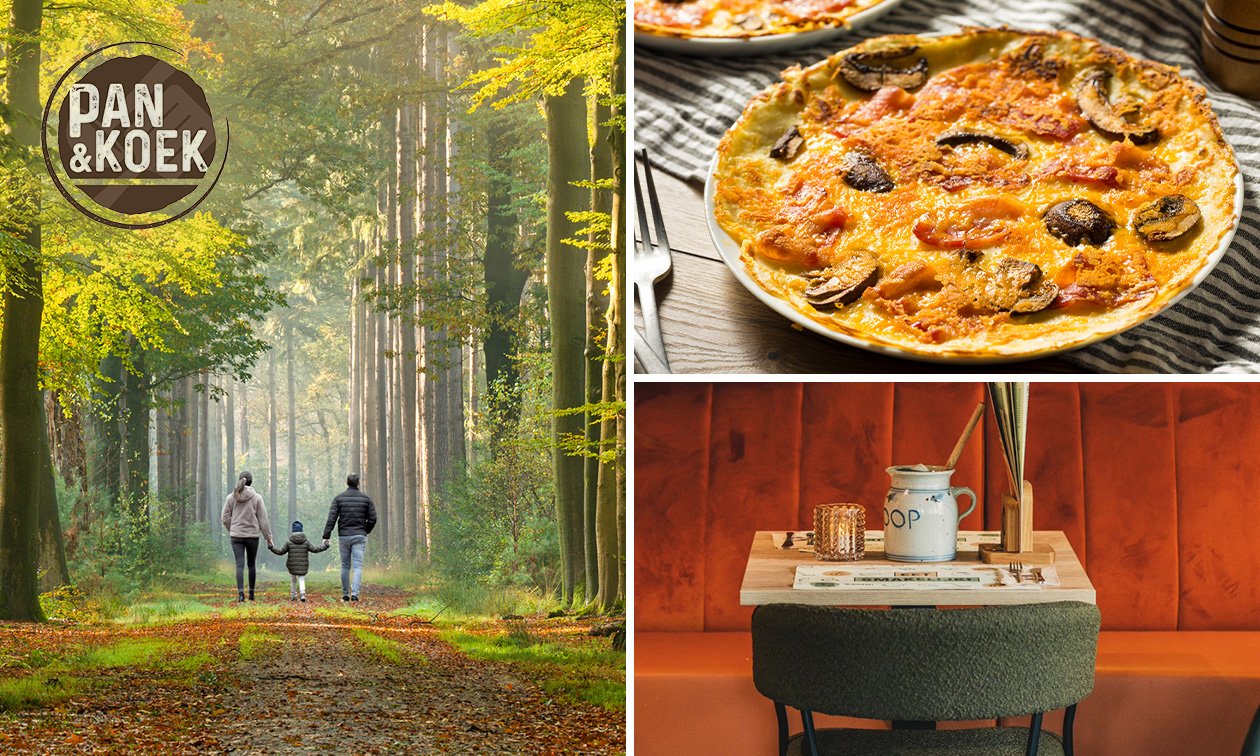 Wandelarrangement incl. gebak + warme drank + pannenkoek bij Pan & Koek Heino Wandelarrangement incl. gebak + warme drank + pannenkoek bij Pan & Koek Heino