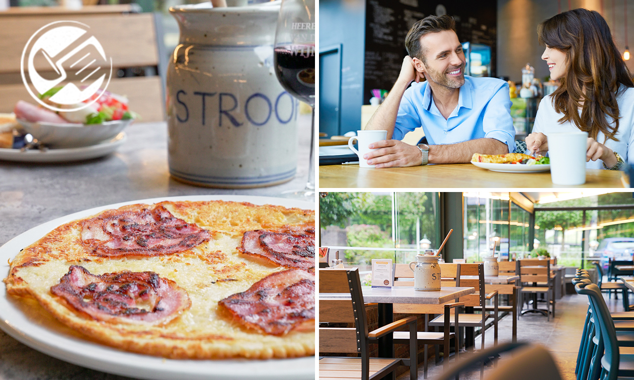 2-gangen keuzelunch bij Pannenkoekenhuis De Langenberg