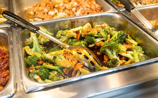 Populær asiatisk buffet