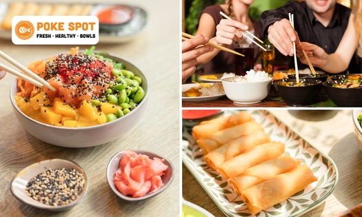 Poké bowl + bijgerecht naar keuze als lunch in hartje Groningen