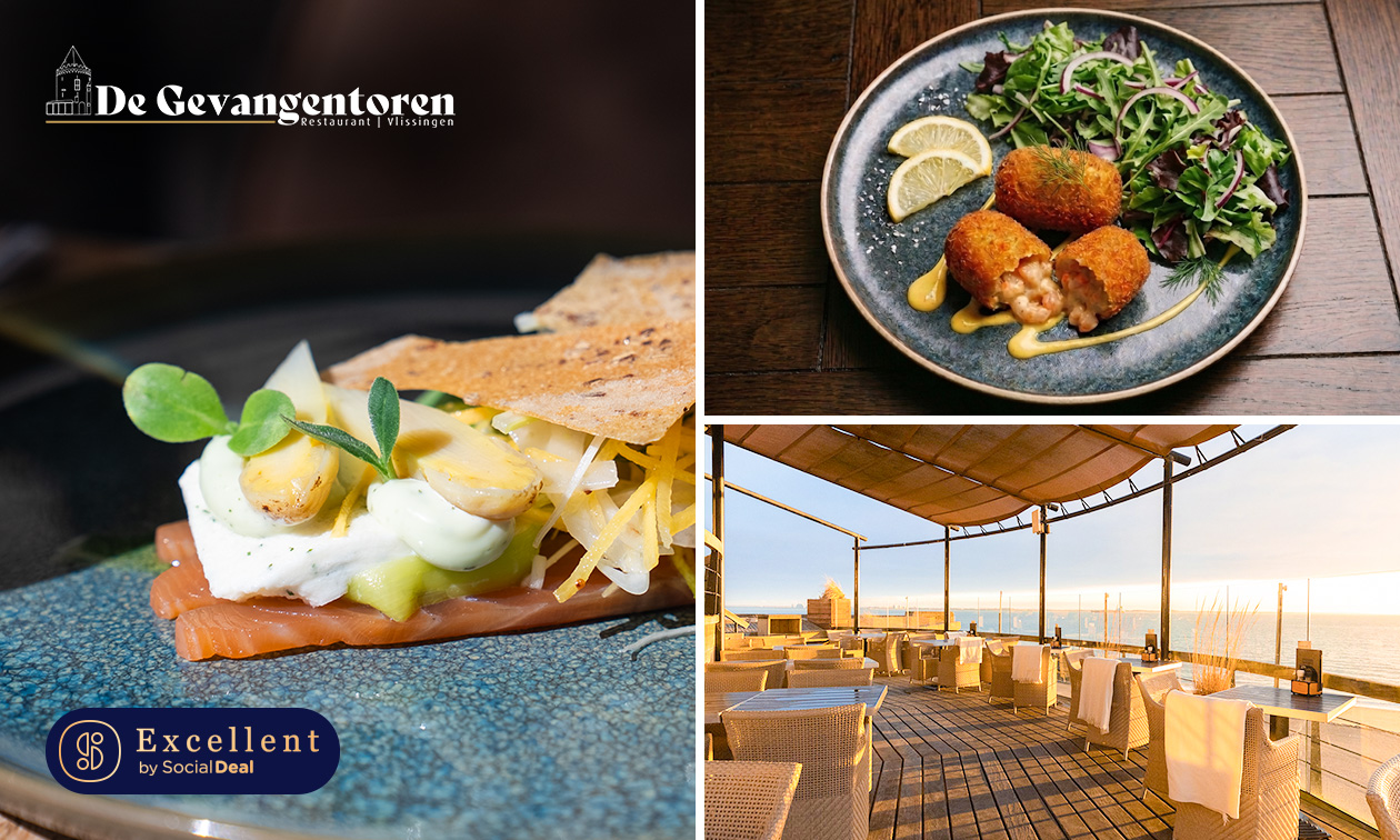 2-gangen keuzelunch bij Restaurant De Gevangentoren