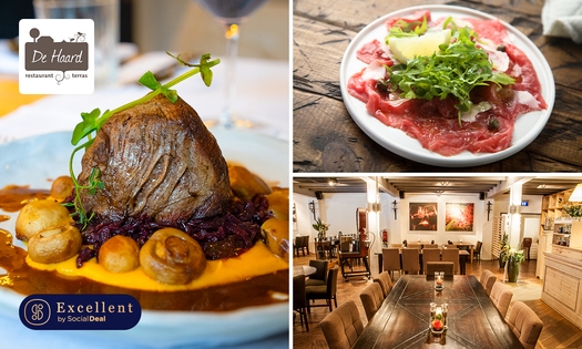 3-gangen keuzediner + amuse bij Restaurant De Haard