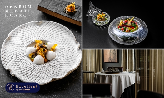 3- of 5-gangenlunch of -diner + evt. drankjes bij Michelinster-restaurant De Kromme Watergang
