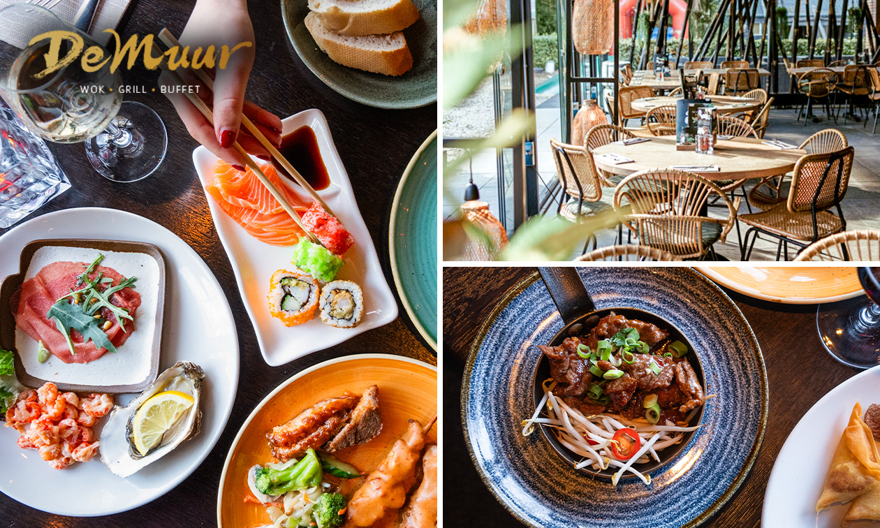 All-You-Can-Eat & Drink (2,5 uur) bij Restaurant De Muur