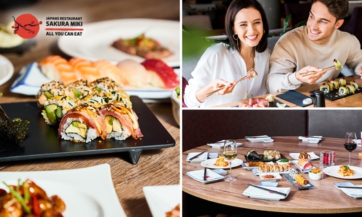 Japanse All-You-Can-Eat & Drink (2,5 uur) bij Restaurant Sakura Miki