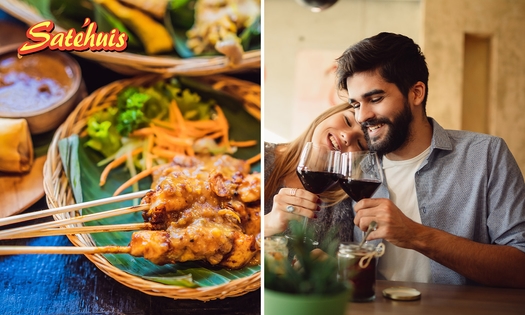 Indonesisch 3-gangen tapasdiner bij Restaurant Satéhuis